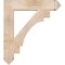Ekena Millwork Merced Arts & Crafts Smooth Bracket, Douglas Fir, 5 1/2"W x 32"D x 36"H BKT06X32X36MRC03SDF - alternate 3